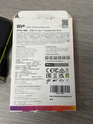 Disco Duro Externo Silicon Power Armor
