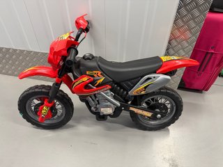 Moto Eléctrica Infantil Motocross Roja