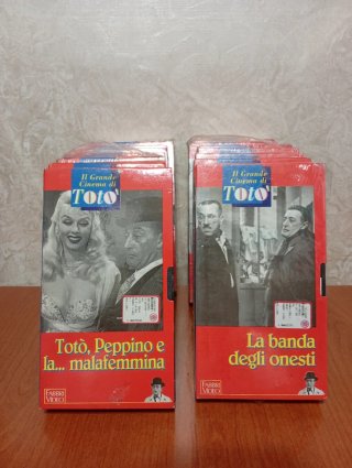 Set 16 VHS Totò - Il Grande Cinema di Totò