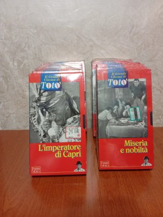 Set 16 VHS Totò - Il Grande Cinema di Totò