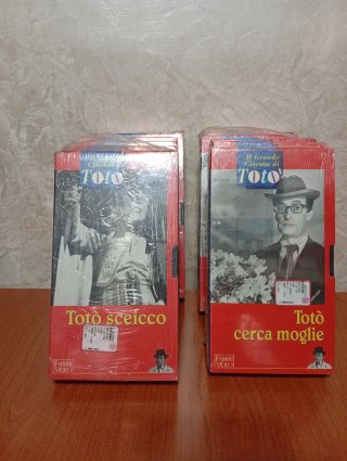 Set 16 VHS Totò - Il Grande Cinema di Totò