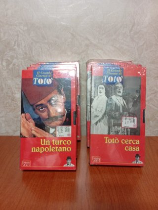 Set 16 VHS Totò - Il Grande Cinema di Totò