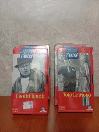 Set 16 VHS Totò - Il Grande Cinema di Totò
