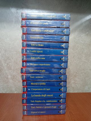 Set 16 VHS Totò - Il Grande Cinema di Totò