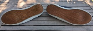 Zapatos casuales azul marino y marrón