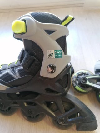 Patines en línea Oxelo infantiles y protecciones