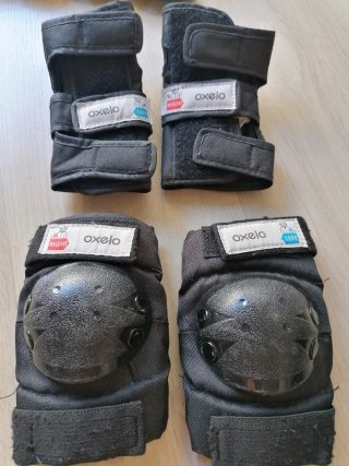 Patines en línea Oxelo infantiles y protecciones