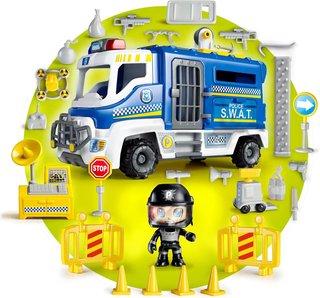 Pinypon Action furgón policial juguete acción