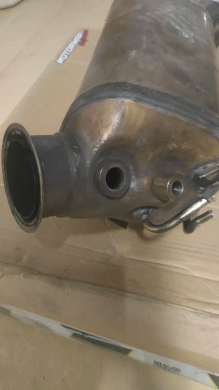 Filtro de partículas vaciado