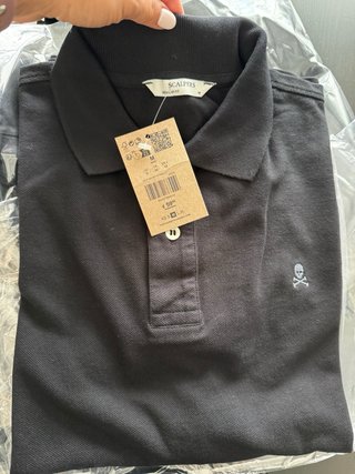 Polo Scalpers Preto Tamanho M