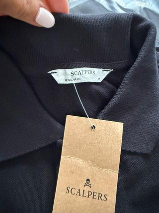 Polo Scalpers Preto Tamanho M