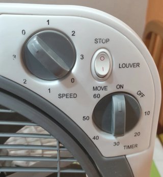 VENTILADOR 3 VELOCIDADES CON PROGRAMADOR