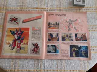 Álbum Panini Transformers Completo