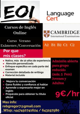 Curso de inglés online este verano