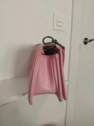 Bolso Clutch Rosa Acolchado