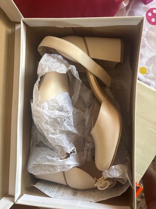 Tacones Graceland Talla 41 Blanco Roto