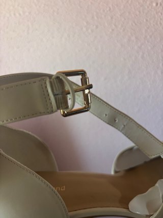 Tacones Graceland Talla 41 Blanco Roto