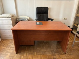 Mesa de despacho grande de madera