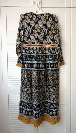 Vestido túnica bohemio Zara, M/L