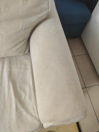 Sofá- cama. Ektorp Ikea Beige Tela.