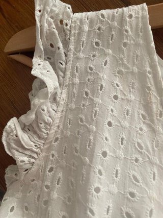 Vestido blanco guipur Talla M