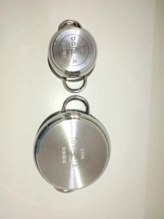 2 Casseruole Acciaio Inox