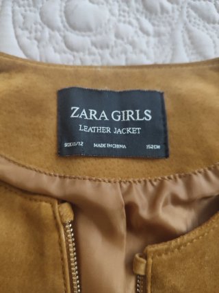 Cazadora Zara ante marrón impecable
