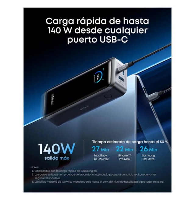 Power Bank ANKER PRIME  (26K/300W).