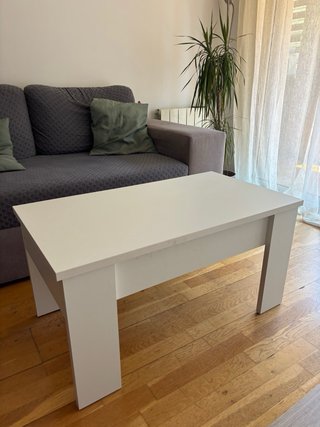 Mueble TV Comedor Blanco y Madera