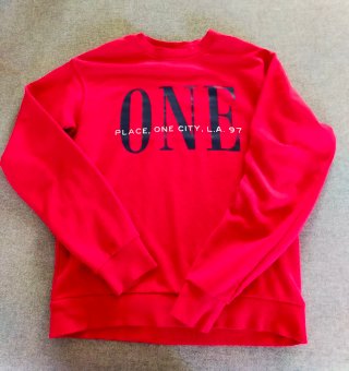 Sudadera Bershka Roja ONE