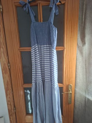 Vestido midi rayas T.42-46