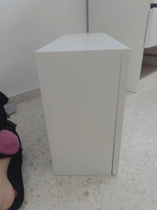 Mueble auxiliar colgante Lillangen blanco