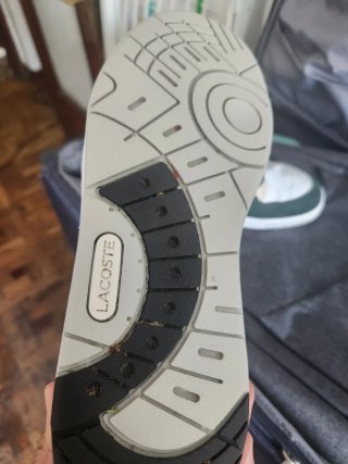 Tenis Lacoste Blanco y Verde