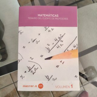 Libros oposición profesor secundaria matemáticas