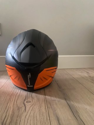 Casco Moto Scorpion Exo Negro mate/Naranja