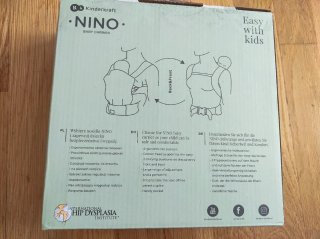 Mochila Portabebés Ergonómica Gris Estrellas
