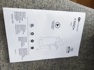 Mochila Portabebés Ergonómica Gris Estrellas