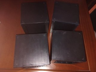 Lote 4 Cajas Apilables para CDs