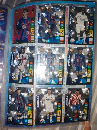 2 Álbumes Fútbol+Cartas Extra de otro album