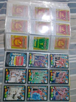 2 Álbumes Fútbol+Cartas Extra de otro album