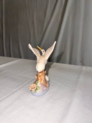 Figura cerámica cisnes
