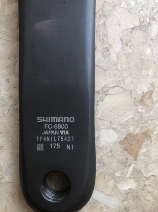 Biela Izquierda Shimano Ultegra FC-6800 175mm