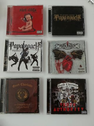 6  Papa Roach y Good Charlotte CD Cds ELIGE