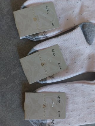3 paia di calzini per bambina Nuovi con cartellino