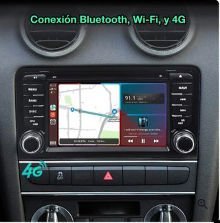 Radio Android coche Audi A3 2003-2013