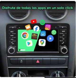 Radio Android coche Audi A3 2003-2013