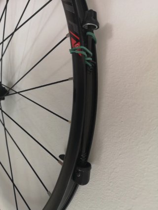 Rueda trasera de bicicleta