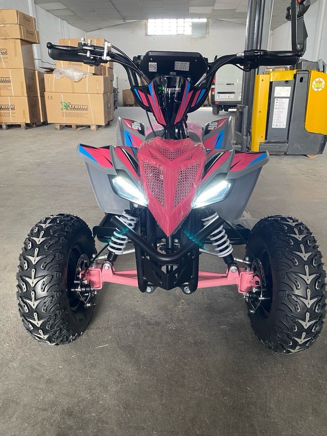 Quad eléctrico infantil 1000W rosa