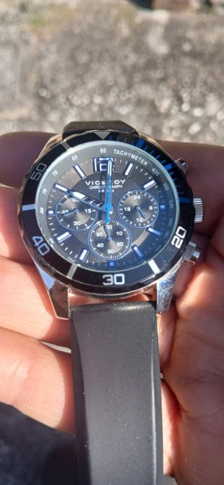 Reloj Viceroy Cronógrafo Hombre Negro/Plata