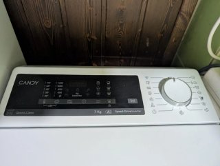 Lavadora Candy TCA474TM5-S Carga Superior Blanca.